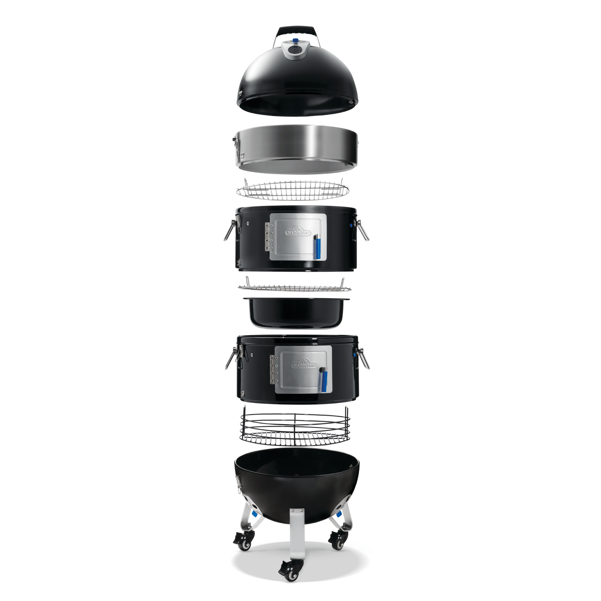 Napoleon Apollo 18" AS18K Charcoal Grill and Water Smoker