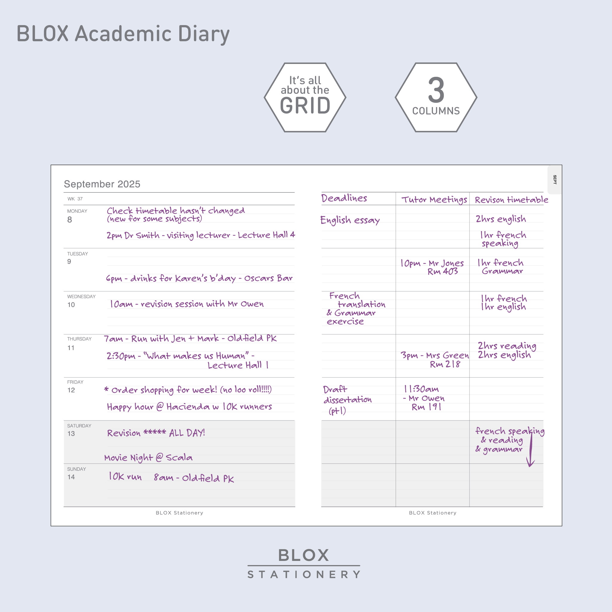 BLOX Academic Diary 2025-26
