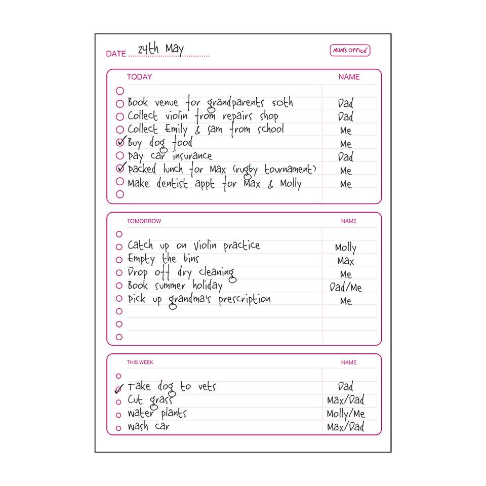 FAMILY To Do List