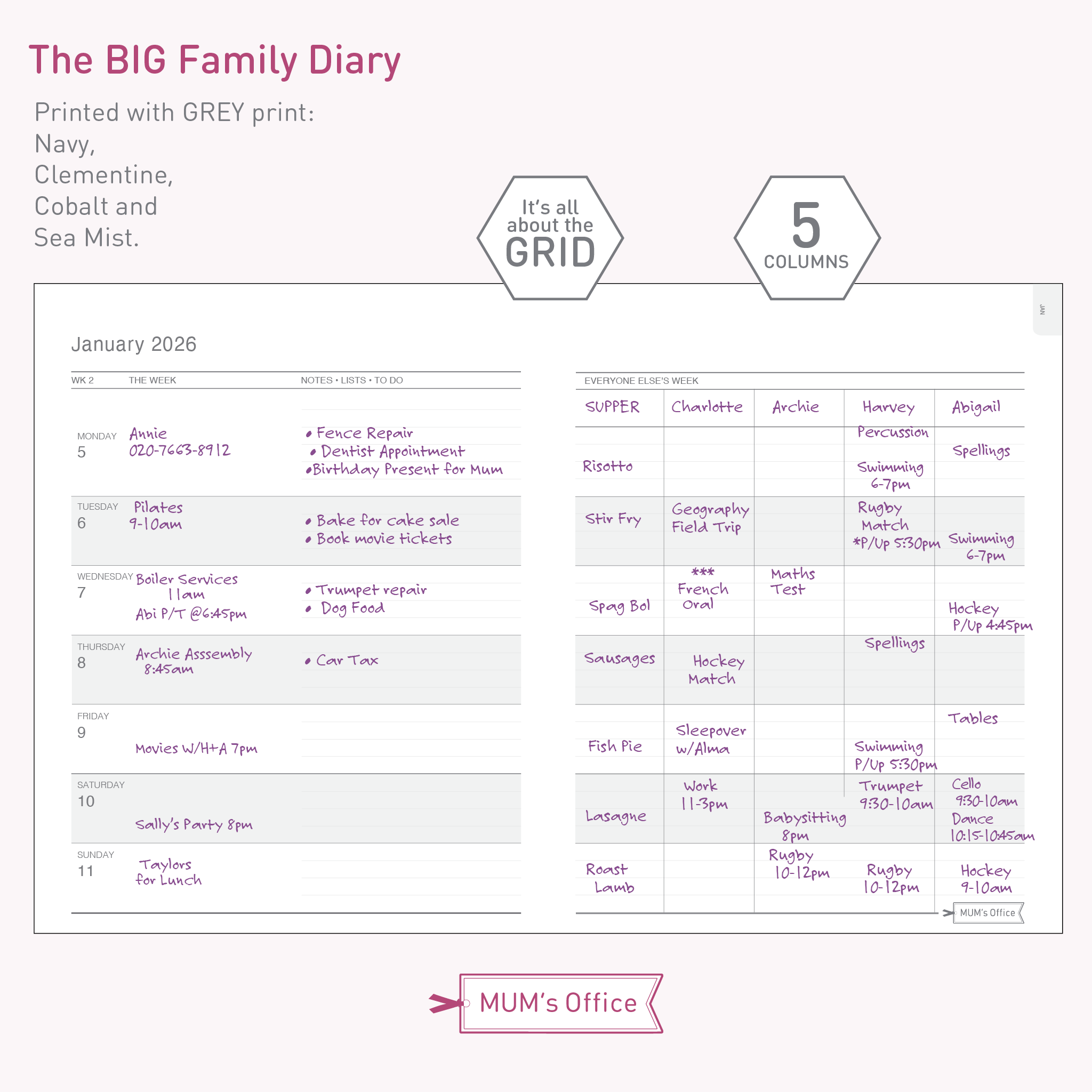 BIG Family Diary 2026