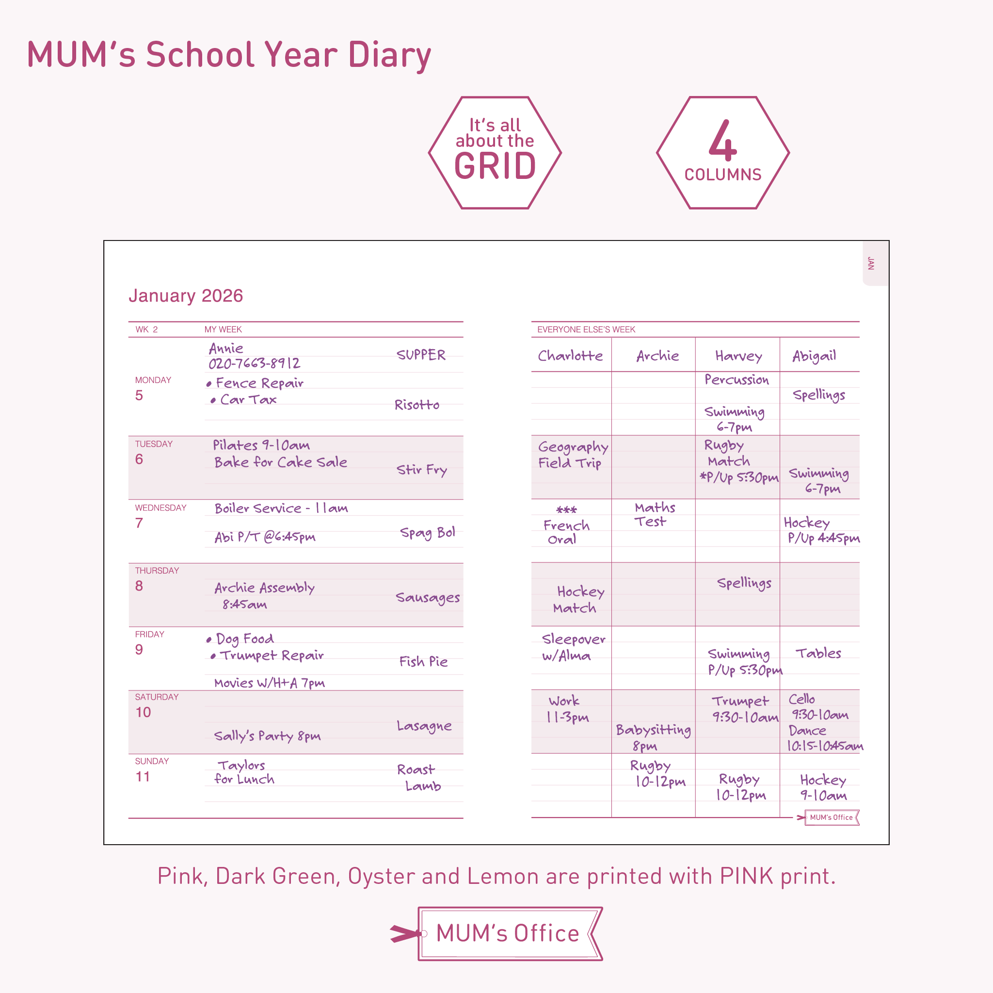 Royal freedom group  School Year Diary 2025-26