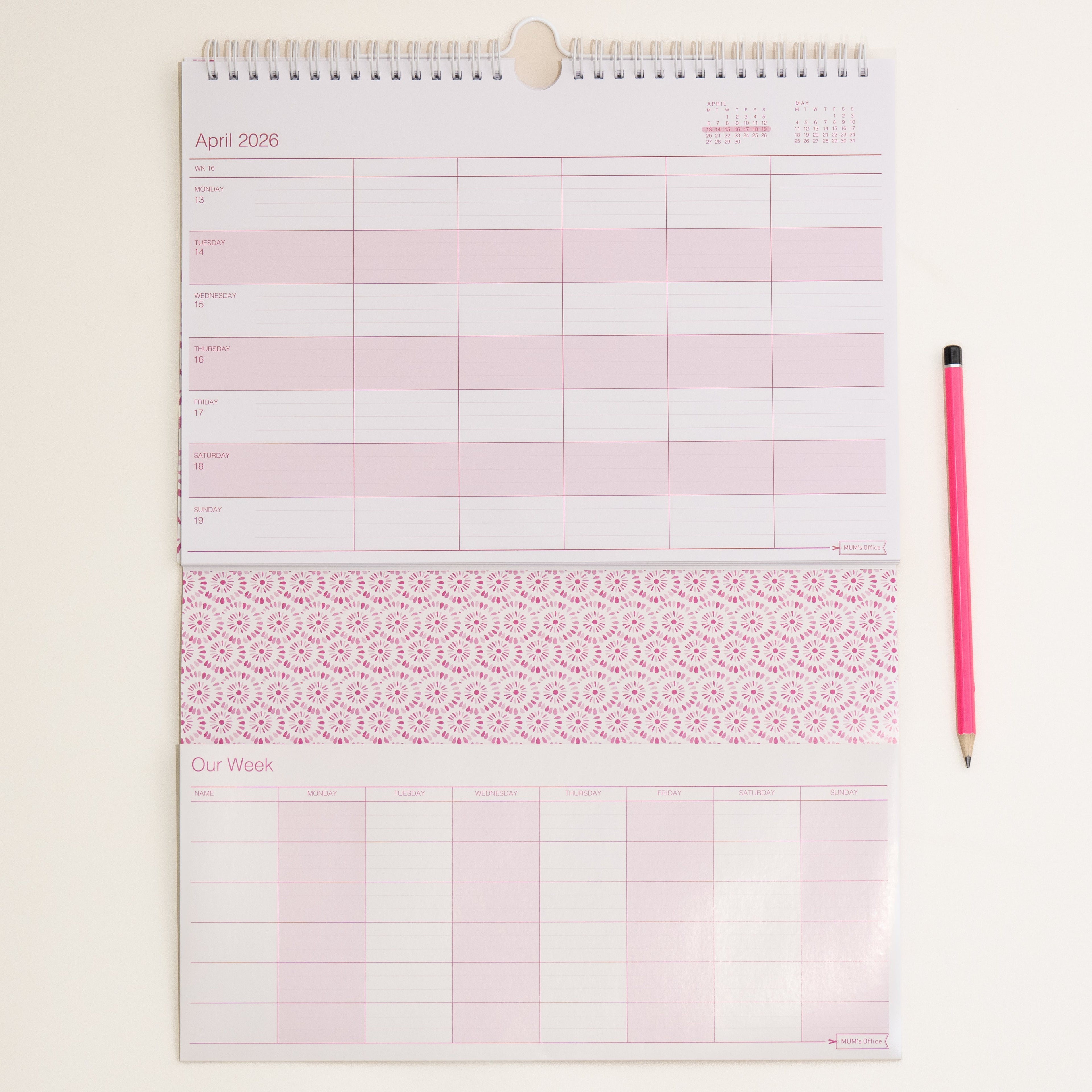 Weekly FAMILY Calendar 2026